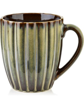 Porcelánový hrnek EVIE GREEN 360 ml zelený