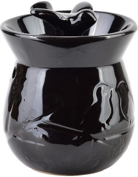 Keramická aroma lampa LOSKI 9 cm černá