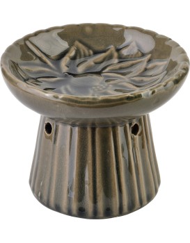 Keramická aroma lampa LILIEN 8,5 cm hnědá