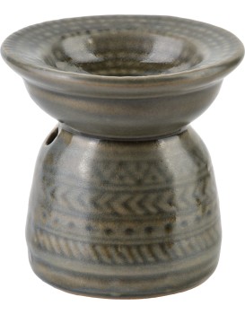 Keramická aroma lampa LILI 7,5 cm hnědá