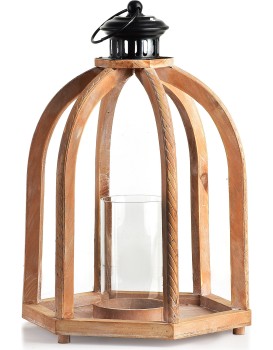 Lucerna LOKKE Cage 29x25,5x41,5 cm hnědá