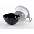 Multifunkční konvička Modern Life 10 cm bílá/černá