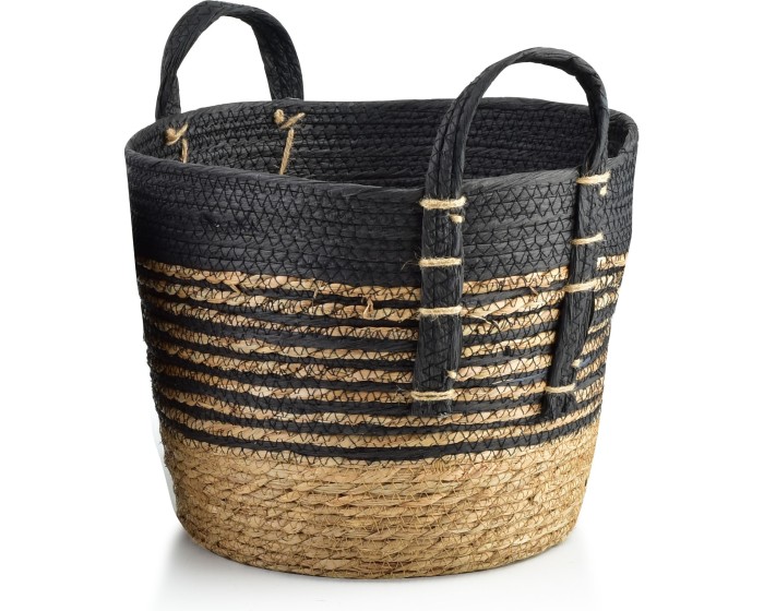 Úložný košík Bali XL 33x26 cm černo-hnědý II