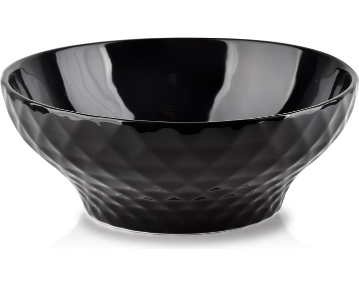 Porcelánová miska DIAMENT BLACK 17,5 x 7 cm černá