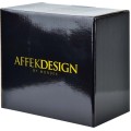 Porcelánová miska DIAMENT BLACK 17,5 x 7 cm černá