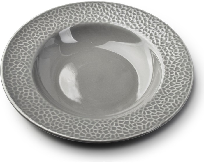 Hluboký talíř HUDSON 22 cm šedý