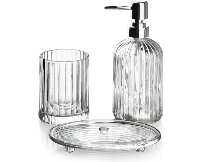 Koupelnová sada ARI 400 ml čirá