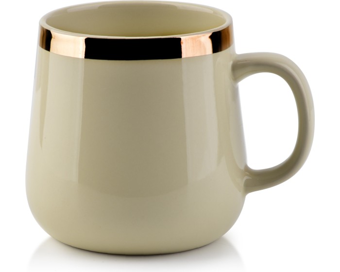 Hrnek DALIA 500ml béžovo-zlatý