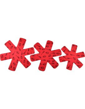 Sada podložek pod hrnec CROSS 3 ks červená