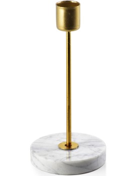Svícen Cedric Marble 7,5 cm zlatý