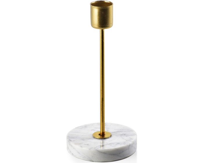 Svícen Cedric Marble 7,5 cm zlatý