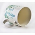 Porcelánový hrnek EDDY I 500 ml bílý/zelený