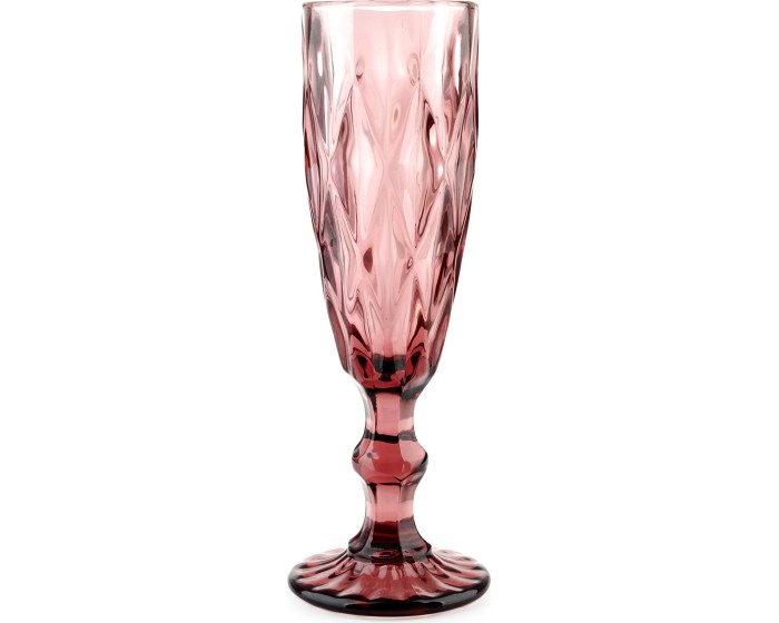 Sada 6 ks sklenic ELISE 180 ml růžová