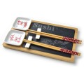 Servírovací sada na sushi SUSHIBO RED pro dvě osoby