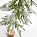 Umělý vánoční stromek SANTA LILA 39 cm zelený/bílý