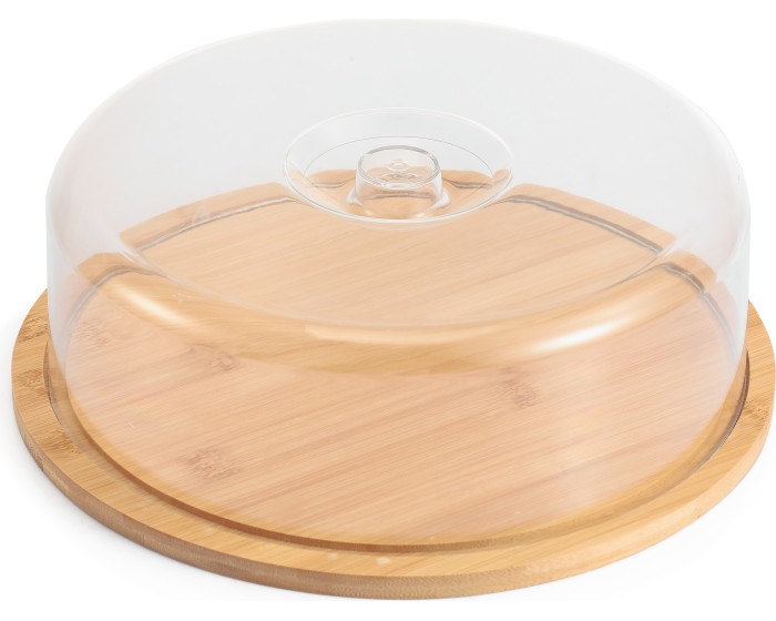 Bambusový podnos Modern Kitchen s víkem hnědý