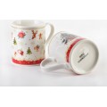 Sada 2 ks porcelánových hrnků NIKOLAO 400 ml bílé