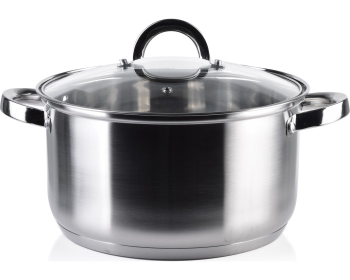 Nerezový kuchyňský hrnec Stredden 5,5 L stříbrný