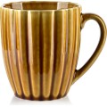 Porcelánový hrnek EVIE 360 ml hořčicově žlutý