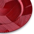 Dekorativní podtalíř BLANCHE COLOURS II 33 cm červený