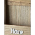 Skříňka na klíče STACY Home 20x26,5 cm hnědá