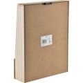 Skříňka na klíče STACY Home 20x26,5 cm hnědá