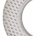 Kulaté nástěnné zrcadlo DAZ 34,5 cm bílé