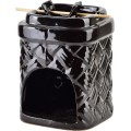 Aroma lampa ARVEN 12 cm černá