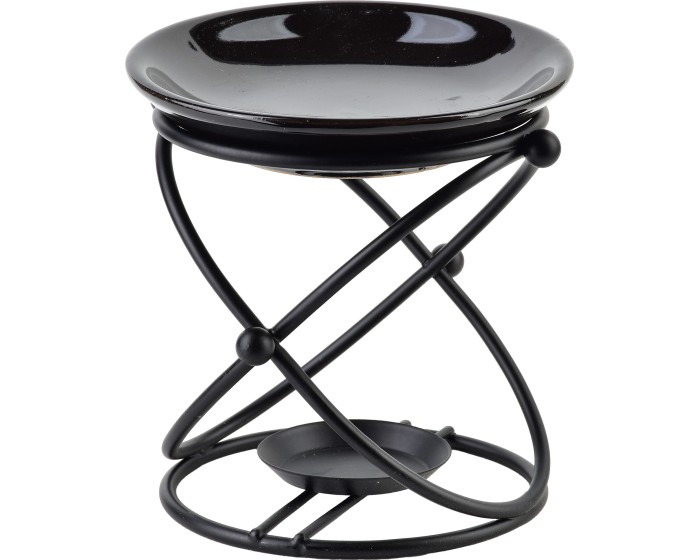 Aroma lampa Forge 11,5 cm černá