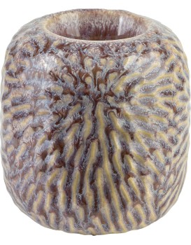 Keramický svícen Yarine 9,5 cm béžový