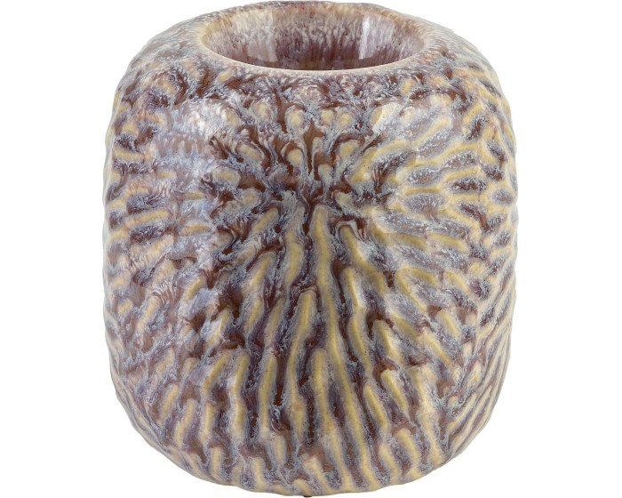Keramický svícen Yarine 9,5 cm béžový
