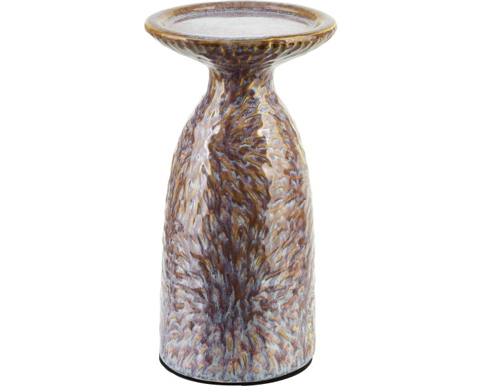 Keramický svícen YARINE BEIGE 20 cm béžový