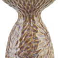 Keramický svícen YARINE BEIGE 20 cm béžový