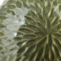 Keramická dekorativní koule Saggio Pattern 10 cm zelená