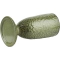 Keramický svícen YARINE GREEN 20 cm zelený