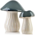 Keramická figurka houby MAVE 26x31,5 cm zelená