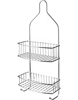 Koupelnová polička CARL SILVER 15x56 cm stříbrná 