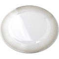 Dekorativní talíř BLANCHE CLEAR II. 30 cm zlatý