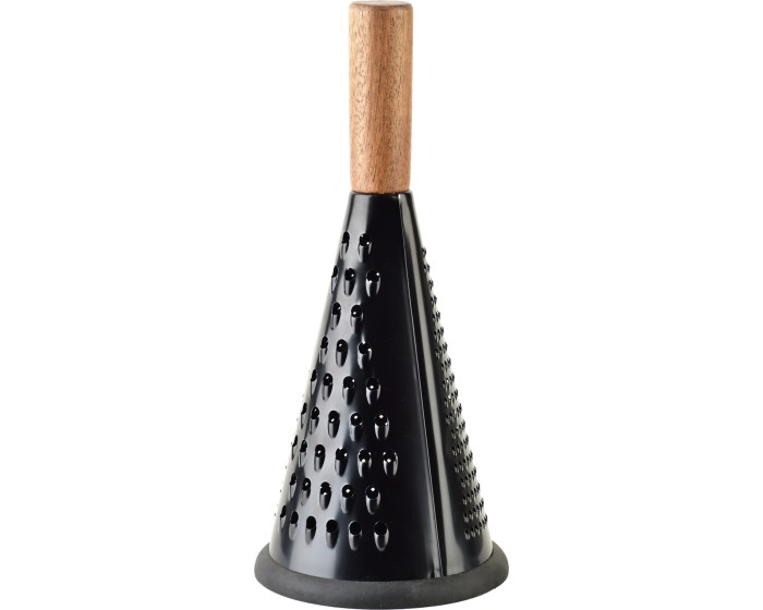 Kuchyňské ocelové struhadlo MODERN KITCHEN 12x12x27,5 cm hnědé/černé