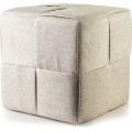 Taburet WIKI 42,5x42,5x43 cm béžový