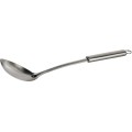 Nerezová naběračka BASIC KITCHEN 34,5 cm stříbrná 
