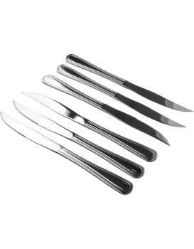 Sada 6 ks steakových nožů Daisy 22,8 cm stříbrná