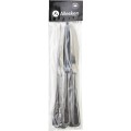 Sada 6 ks steakových nožů Daisy 22,8 cm stříbrná