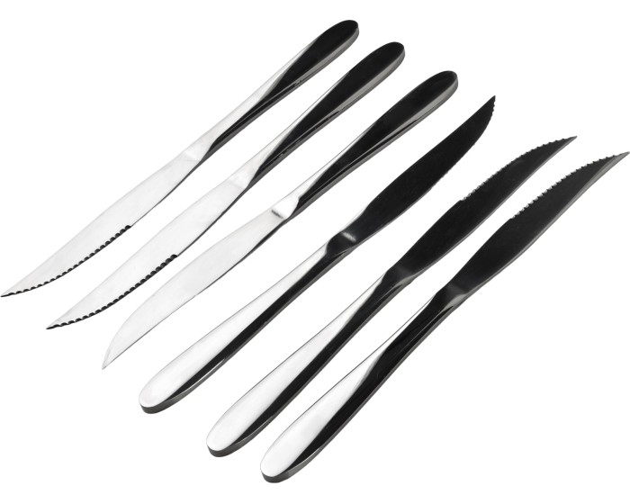 Sada 6 ks steakových nožů ORCHID 23 cm nerezová ocel