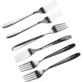 Sada 6 ks vidliček ORCHID 20 cm nerezová ocel