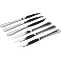 Sada 6 ks steakových nožů CHAMILE 23 cm stříbrná