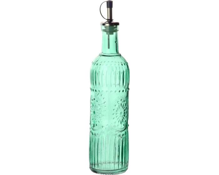 Skleněná láhev na olej ESSENZA 510 ml zelená