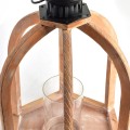Lucerna LOKKE Cage 29x25,5x41,5 cm hnědá
