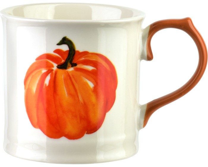 Porcelánový hrnek RADO 350 ml s dýní bílý