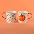 Porcelánový hrnek RADO 350 ml s dýní bílý